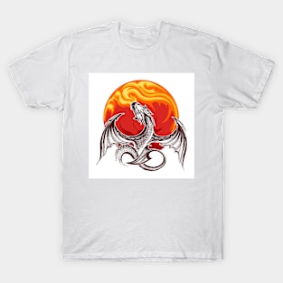 Fire-breathing Dragon Emblem T-Shirt